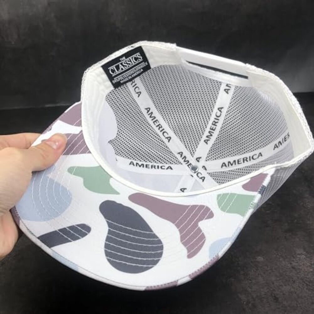 7-Panel Trucker Hat Snapback Structured Mesh Back… - image 5